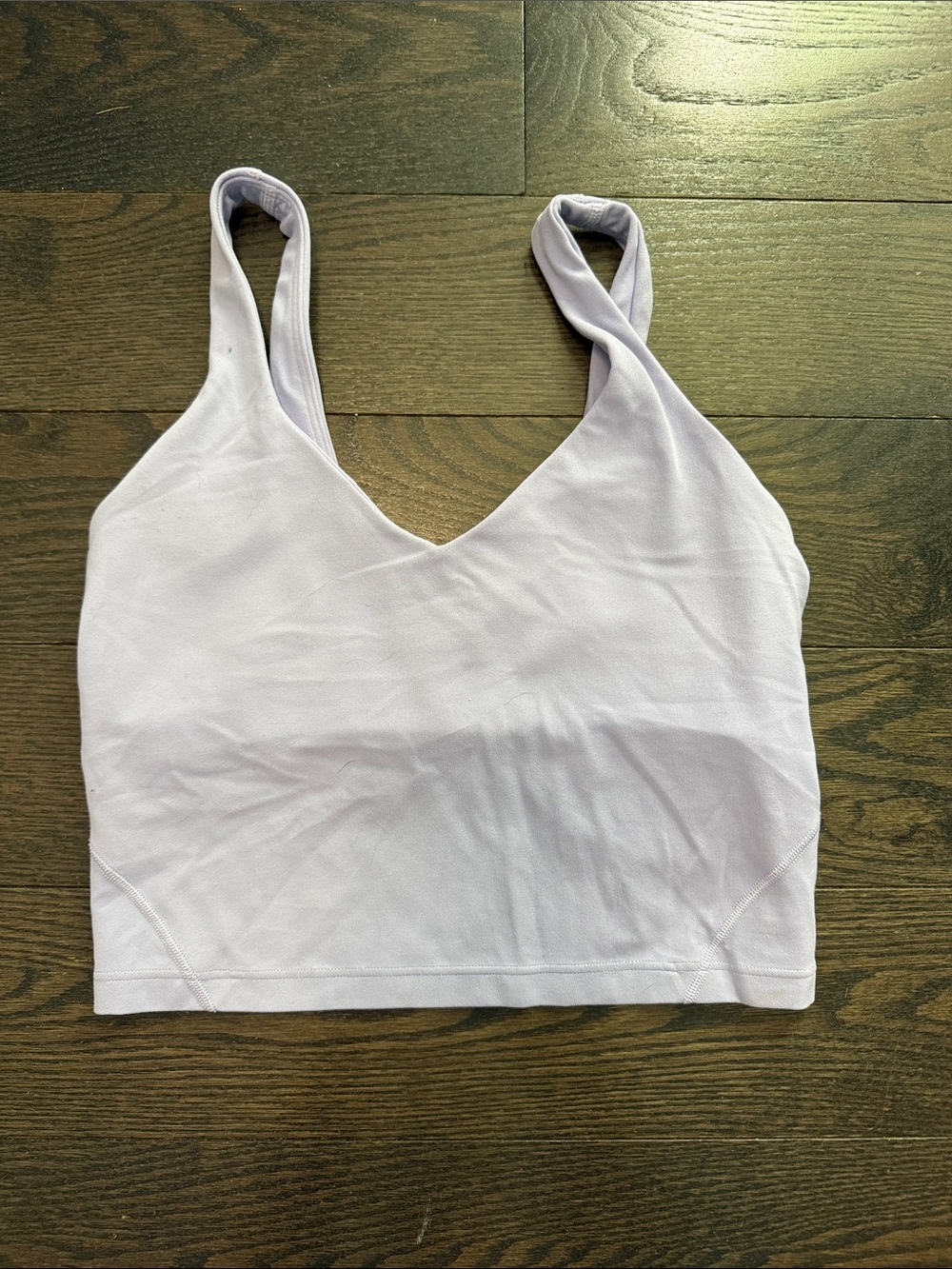 lululemon athletica Light Lavender/Pale Pink Crop Top - Picture 1 of 3